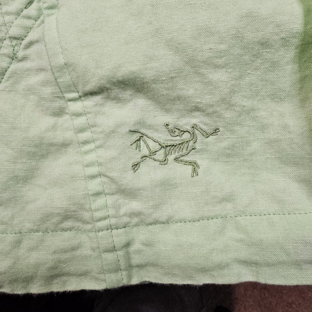 Arcteryx C'esta Linen Hoodie Womens Medium Yellow Anorak Gorpcore Hiking Outdoor - Picture 4 of 16